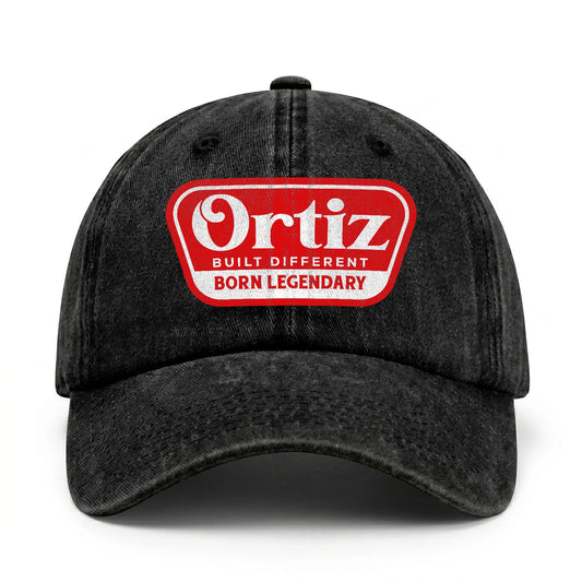 Built Different Born Legendary Red Logo Washed Cap ORTIZ 13K1 C63PF