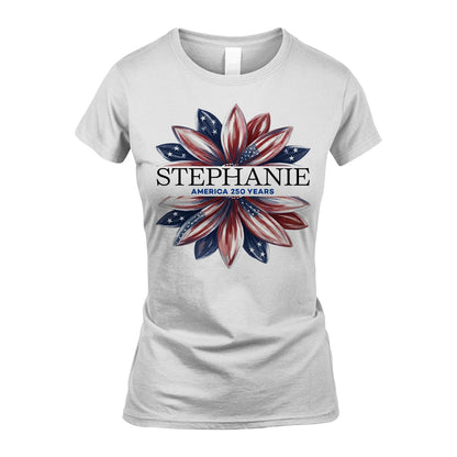 STEPHANIE 13K1-554 America 250 Years Patriotic Sunflower