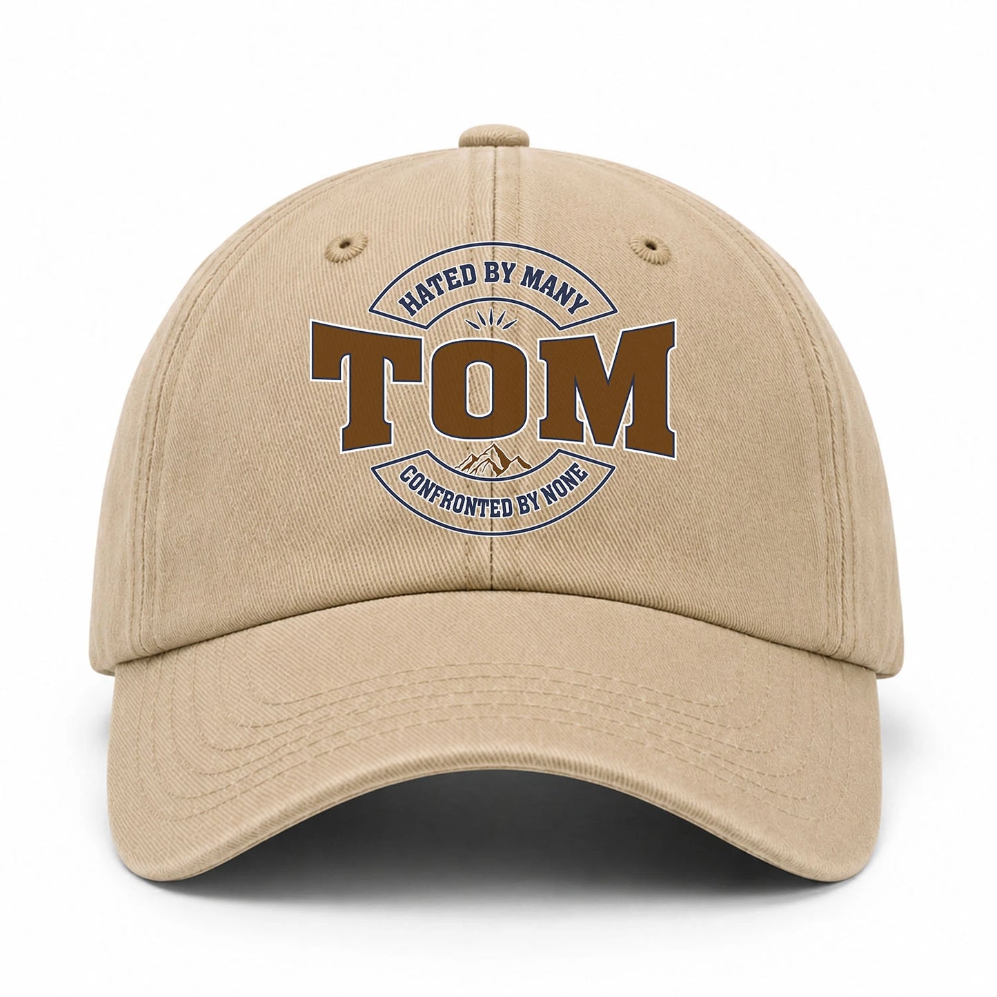 Hated By Many Confronted By None Washed Cap TOM 13K1 C36PF