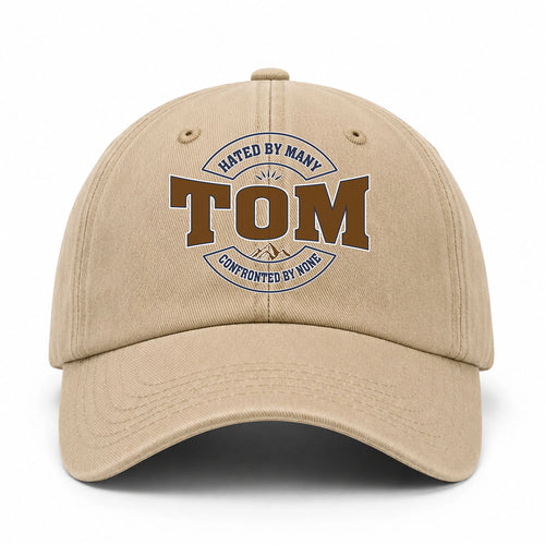 Hated By Many Confronted By None Washed Cap TOM 13K1 C36PF