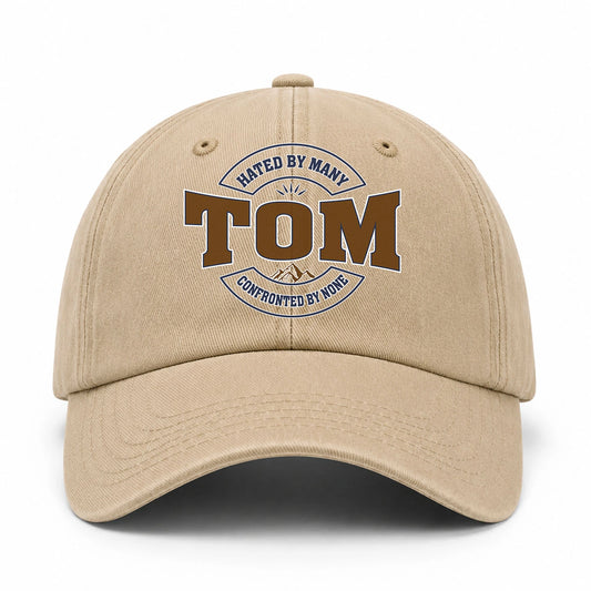 Hated By Many Confronted By None Washed Cap TOM 13K1 C36PF