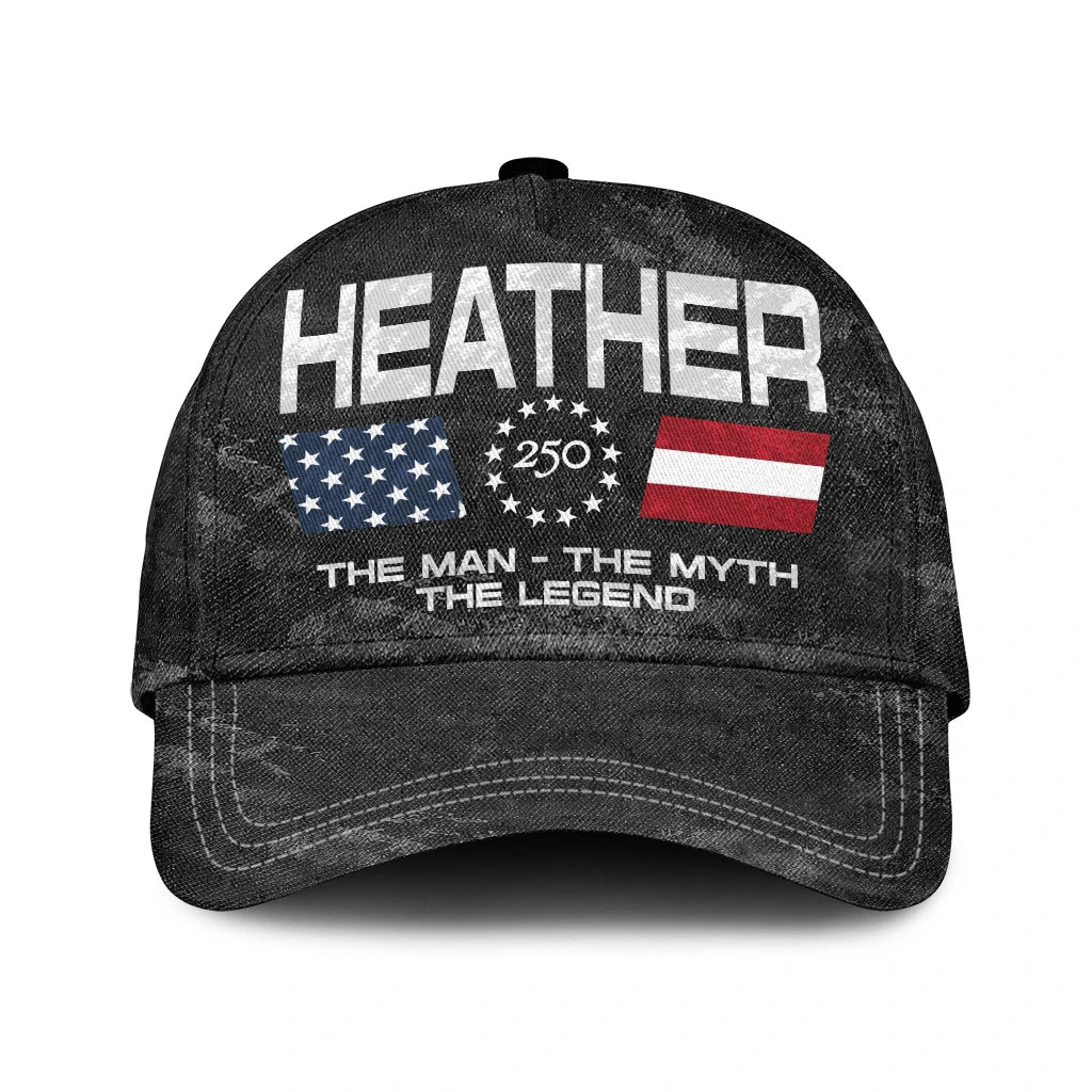 HEATHER 13K1-C11PF America 250 The man - The Myth - The Legend