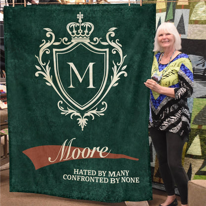Hated by Many Confronted by None Old Money Blanket MOORE 13K1 BK19
