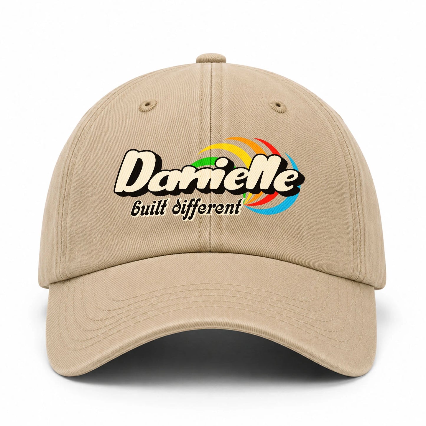 Your Name Built Different Retro Washed Cap DANIELLE 13K1 C55PF