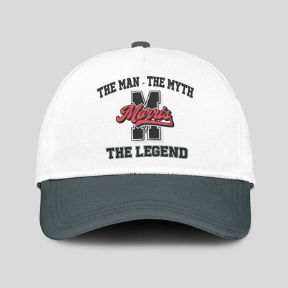 The Man The Myth The Legend Custom Initial Letter And Name Cap MORRIS 13K1 C38PF