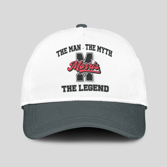 The Man The Myth The Legend Custom Initial Letter And Name Cap MORRIS 13K1 C38PF