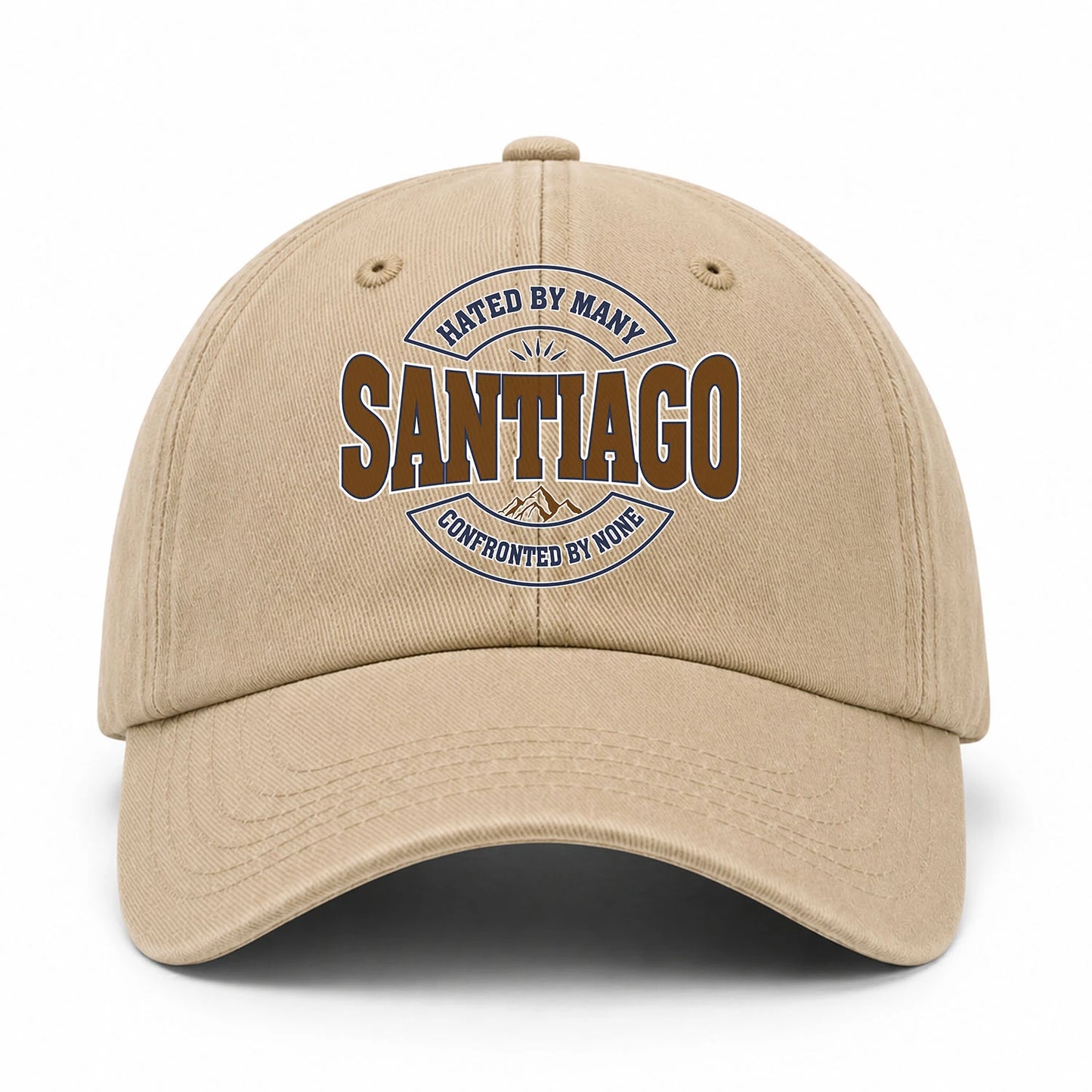 Hated By Many Confronted By None Washed Cap SANTIAGO 13K1 C36PF