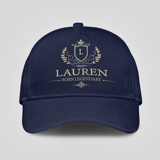 Born Legendary Luxury Crest Blue Cap LAUREN 13K1 C180PF