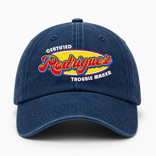 Certified Your Name Trouble Maker Washed Cap RODRIGUEZ 13K1 C73PF