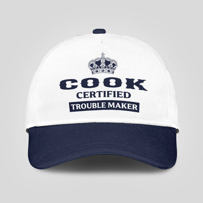 Certified Your Name Trouble Maker Washed Cap COOK 13K1 C148PF
