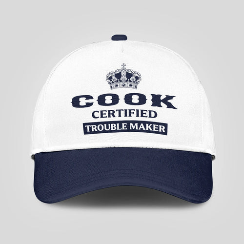 Certified Your Name Trouble Maker Washed Cap COOK 13K1 C148PF