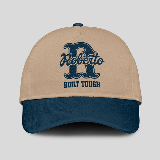 Built Tough Sage Green And Beige Baseball Cap ROBERTO 13K1 C102PF