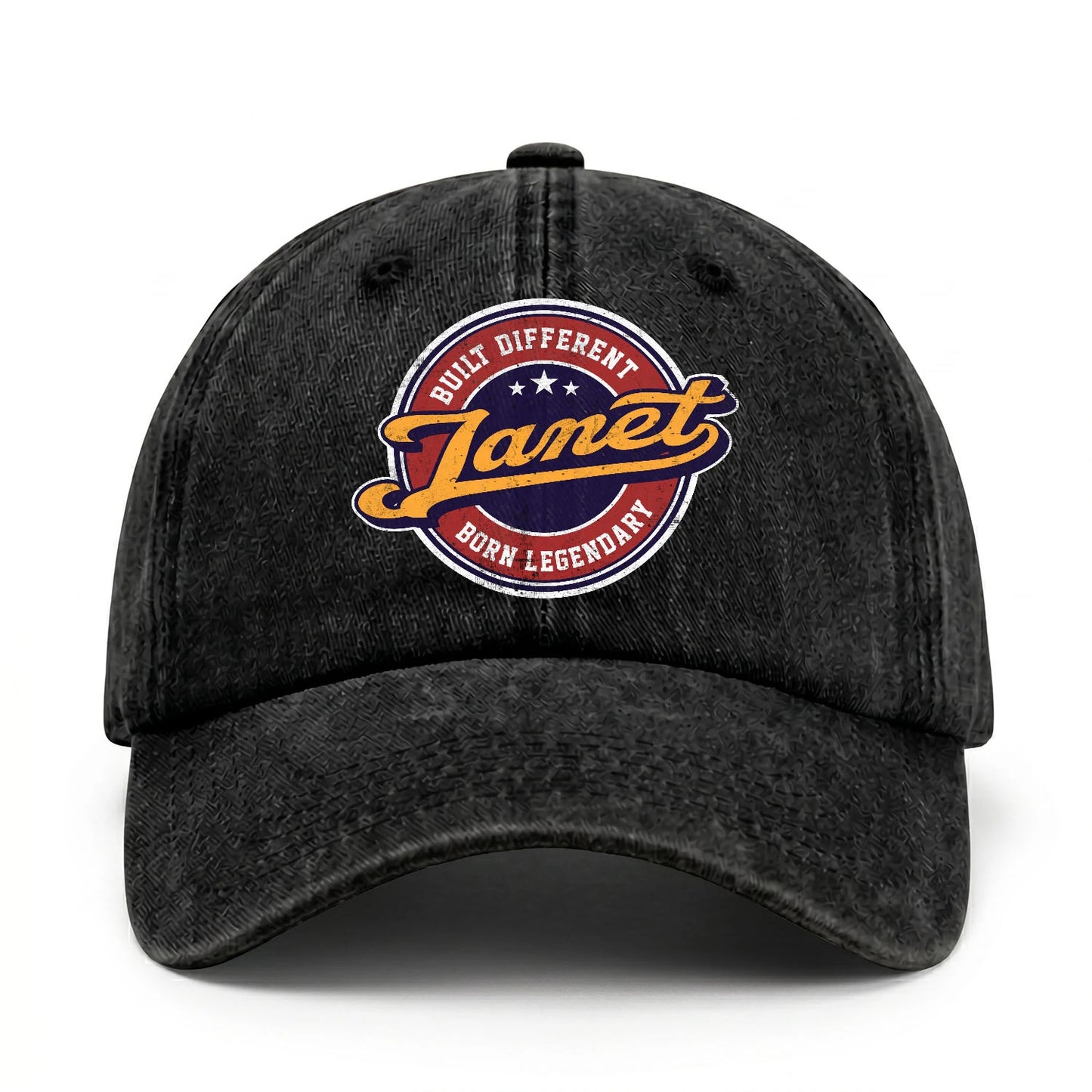 Built Different Born Legendary Logo Washed Cap JANET 13K1 C65PF