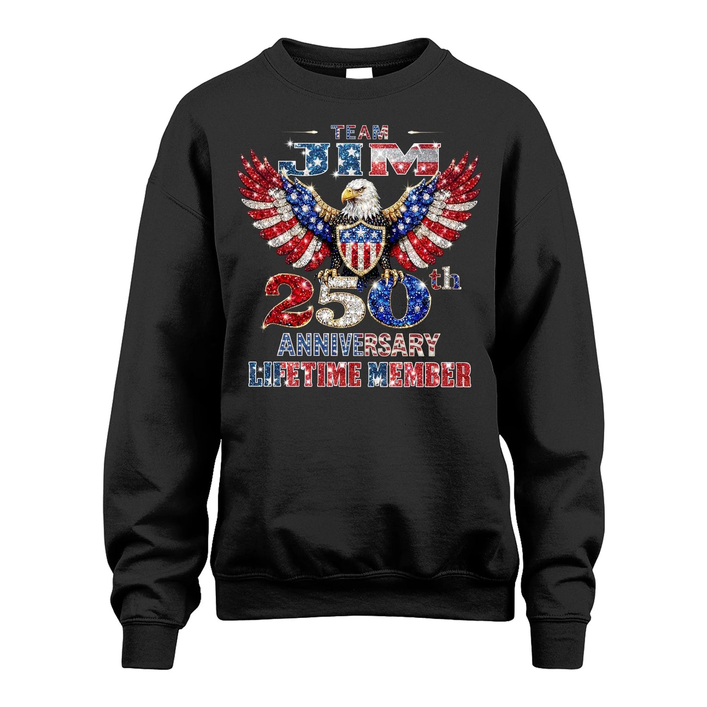 JILL 13K1-523 Personalized "Team...Lifetime Member" America 250 Design