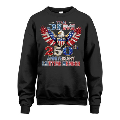 JILL 13K1-523 Personalized "Team...Lifetime Member" America 250 Design