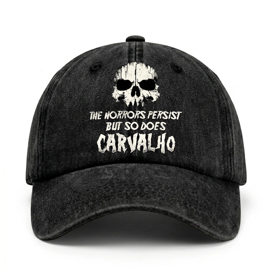 The Horrors Persist But So Does Your Name Cool Skull Washed Cap CARVALHO 13K1 C134PF