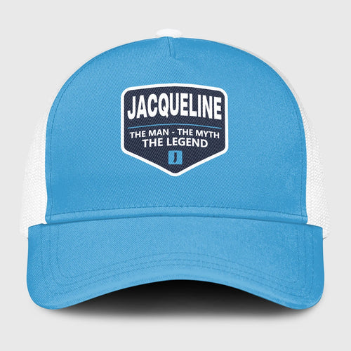 The Man The Myth The Legend Light Blue Mesh Cap JACQUELINE 13K1 C190PF