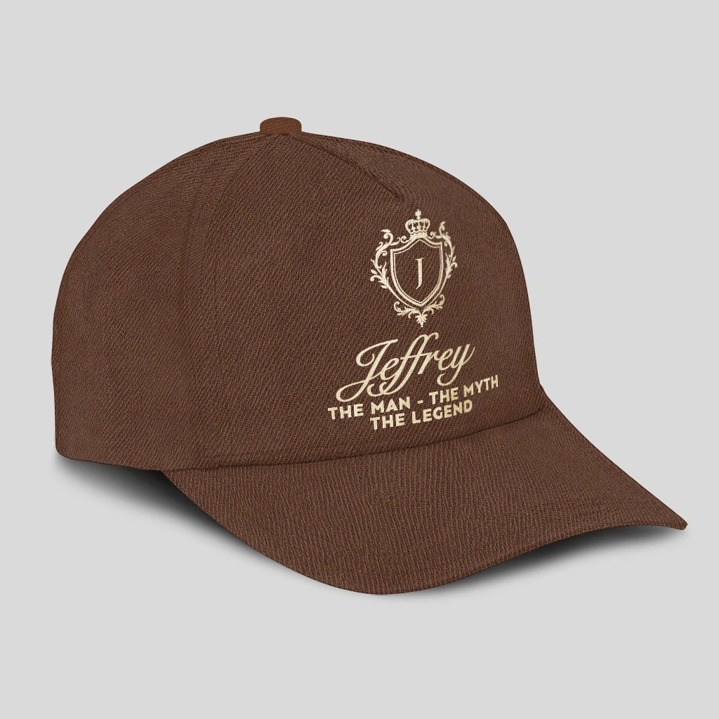 The Man The Myth The Legend Golden Brown Cap JEFFREY 13K1 C142PF