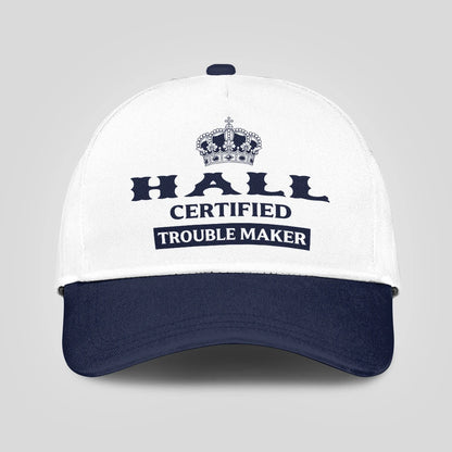 Certified Your Name Trouble Maker Washed Cap HALL 13K1 C148PF