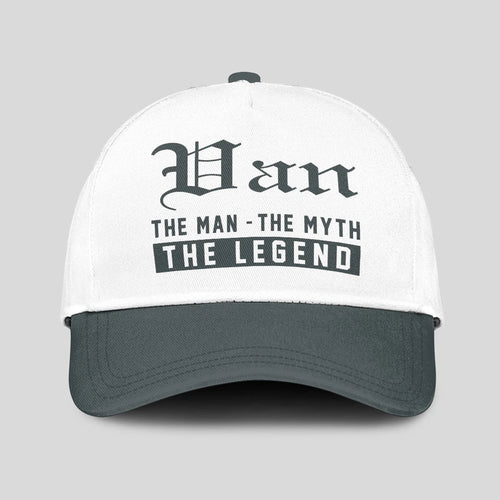 The Man The Myth The Legend Luxury Cap VAN 13K1 C39PF