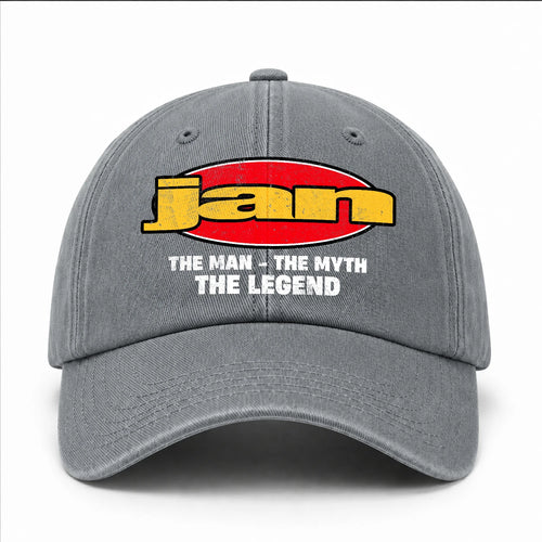 The Man The Myth The Legend Vintage Logo Washed Cap JAN 13K1 C162PF