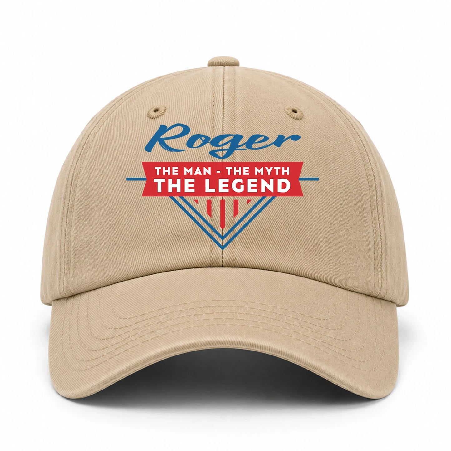 The Man The Myth The Legend Logo Washed Cap ROGER 13K1 C37PF