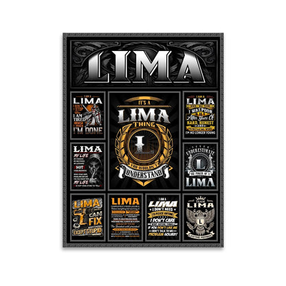 LIMA Personalized Sponge Floor Mat – Custom Printed Home Decor 13K1-AR2