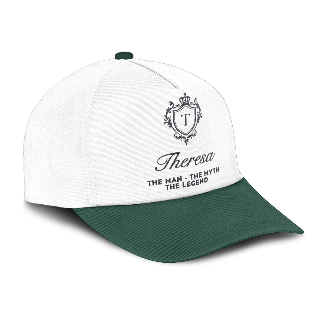 The Man The Myth The Legend Beautiful Green And White Cap THERESA 13K1 C171PF