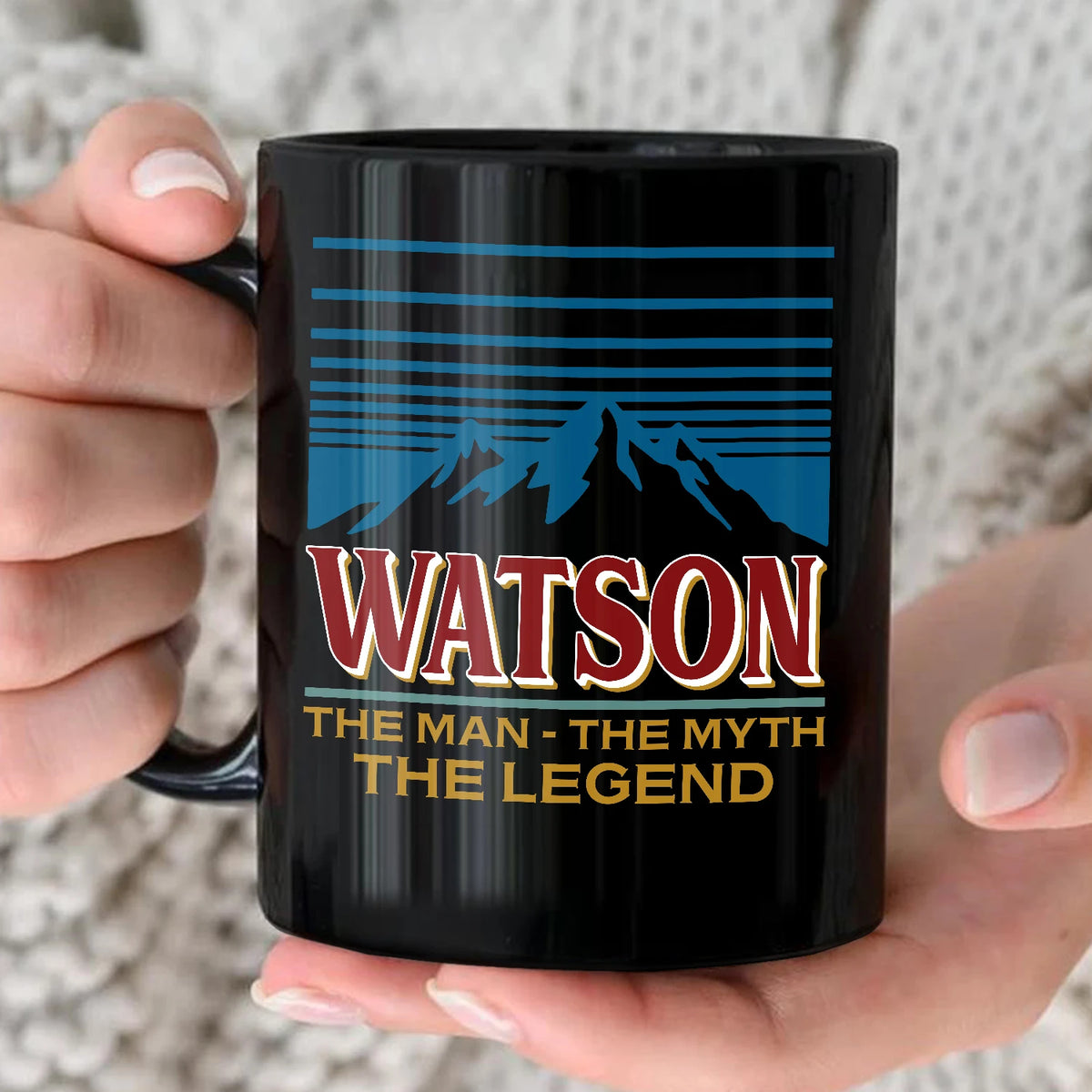 The Man The Myth The Legend Mountain Mug WATSON 13K1 MG04
