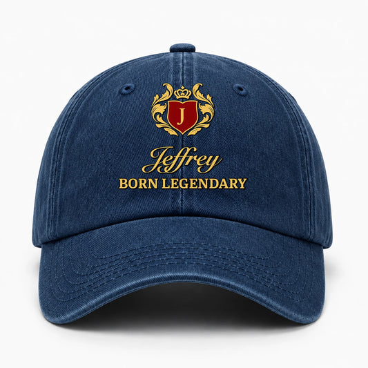 Born Legendary Royal Blue Washed Cap JEFFREY 13K1 C183PF