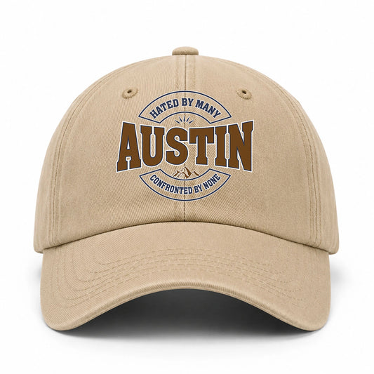 Hated By Many Confronted By None Washed Cap AUSTIN 13K1 C36PF