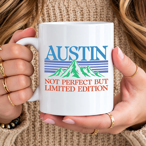Not Perfect But Limited Eidition Retro Mountain Mug AUSTIN 13K1 MG29
