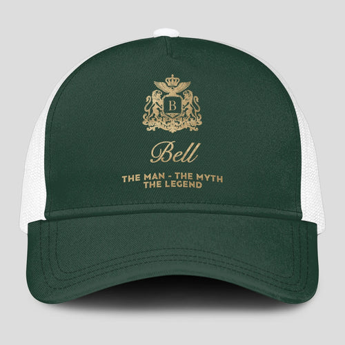 The Man The Myth The Legend Sage Green Mesh Cap BELL 13K1 C192PF