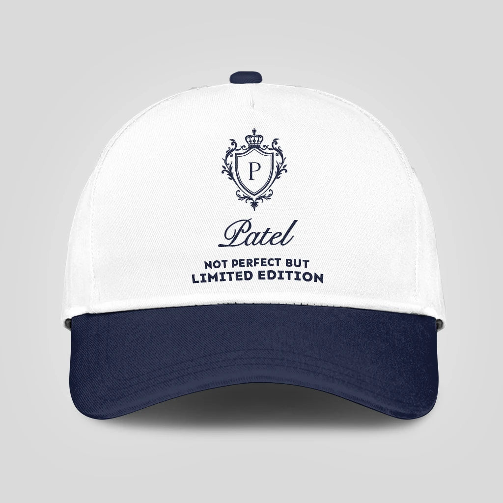 Not Perfect But Limited Edition Blue And White Luxury Cap PATEL 13K1 C151PF