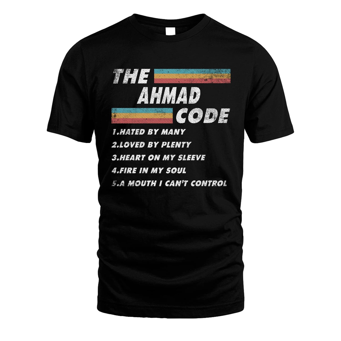 AHMAD 13K1-561 The Name Code Vintage Graphic