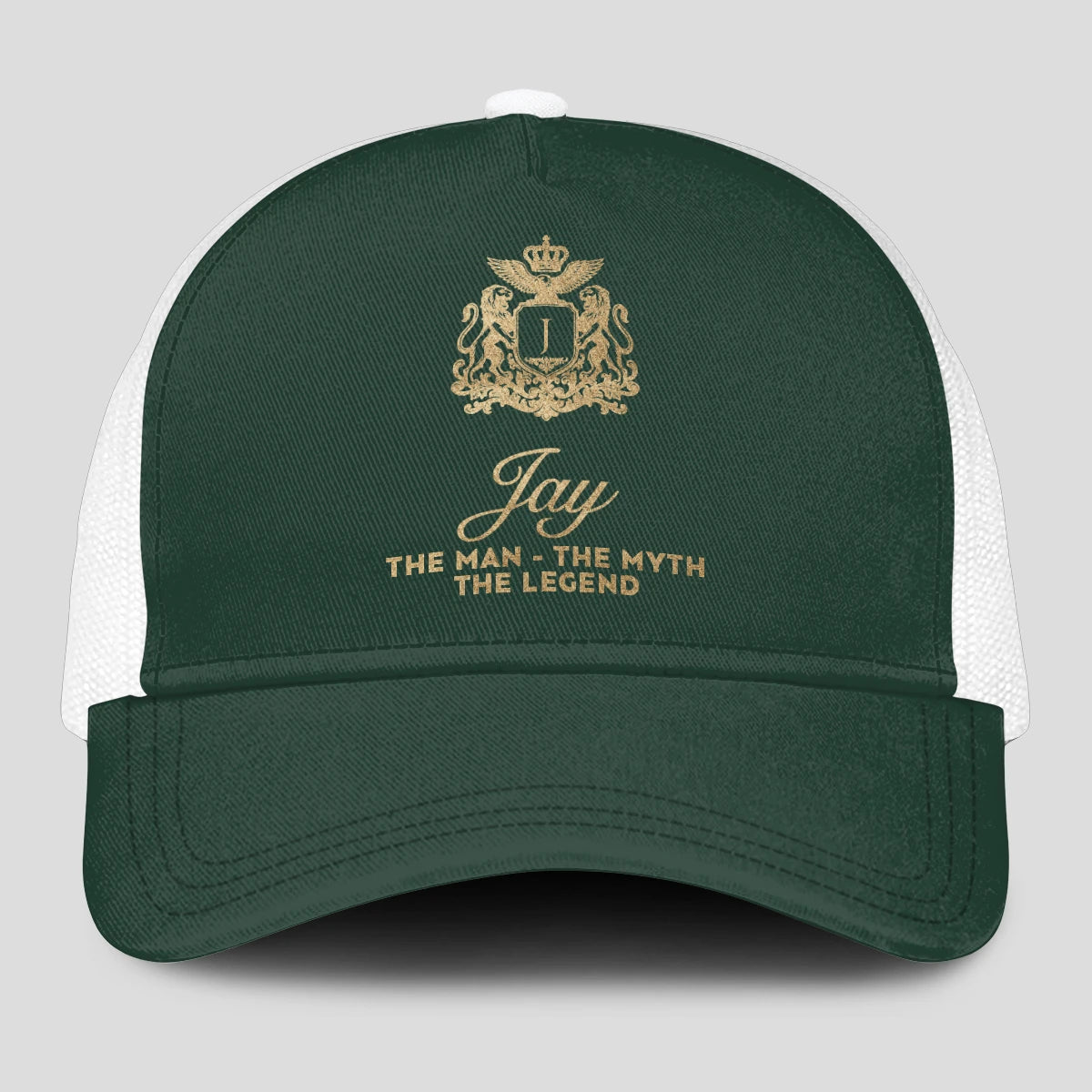 The Man The Myth The Legend Sage Green Mesh Cap JAY 13K1 C192PF