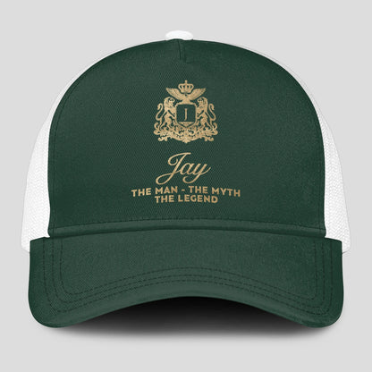 The Man The Myth The Legend Sage Green Mesh Cap JAY 13K1 C192PF