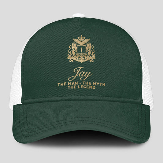 The Man The Myth The Legend Sage Green Mesh Cap JAY 13K1 C192PF