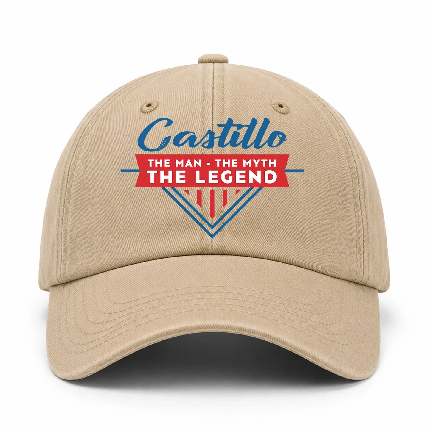 The Man The Myth The Legend Logo Washed Cap CASTILLO 13K1 C37PF