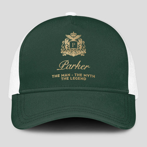 The Man The Myth The Legend Sage Green Mesh Cap PARKER 13K1 C192PF
