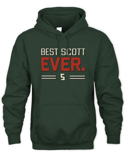 Best Your Name Ever Cool Shirt SCOTT M1-58 / Unisex Hoodie / forest green