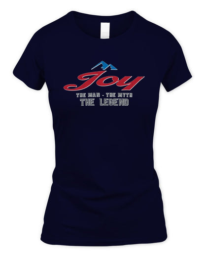 The Man The Myth The Legend Coors Light Beer T-Shirt JOY M1-S84 / Women's Standard T-Shirt / navy
