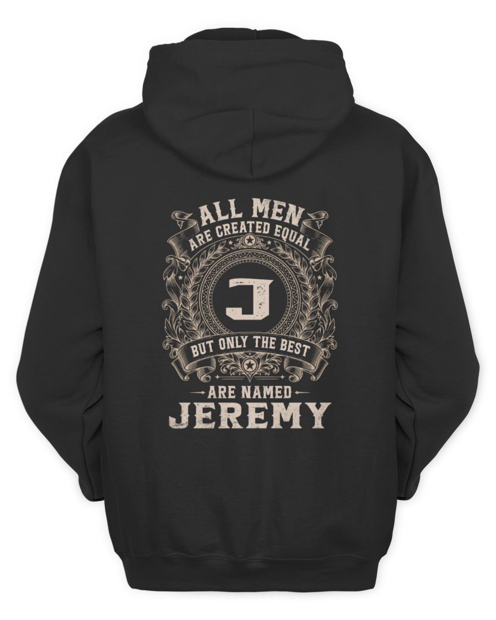 All Men Are Created Equal Cool Logo Shirt JEREMY M1-60 / Unisex Hoodie / black