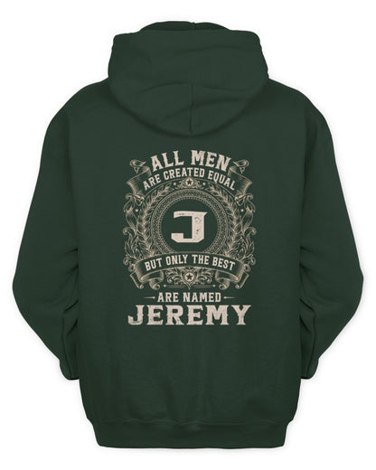 All Men Are Created Equal Cool Logo Shirt JEREMY M1-60 / Unisex Hoodie / forest green