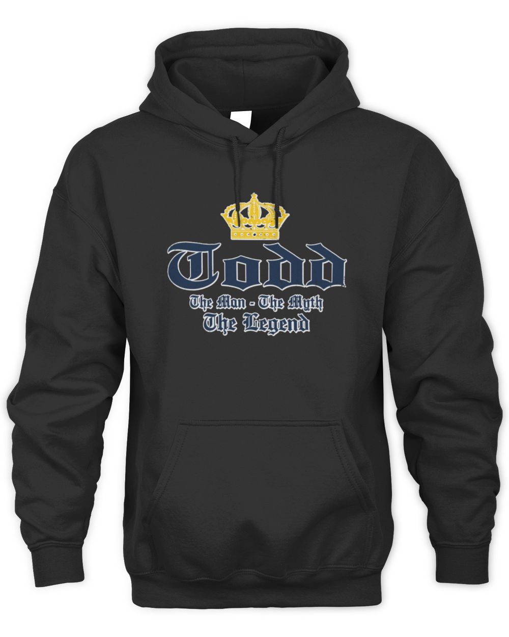 The Man The Myth The Legend Corona Beer T-Shirt TODD M1-S83 / Unisex Hoodie / black