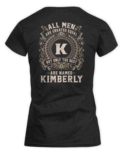 All Men Are Created Equal Cool Logo Shirt KIMBERLY M1-60 / Women's Standard T-Shirt / black