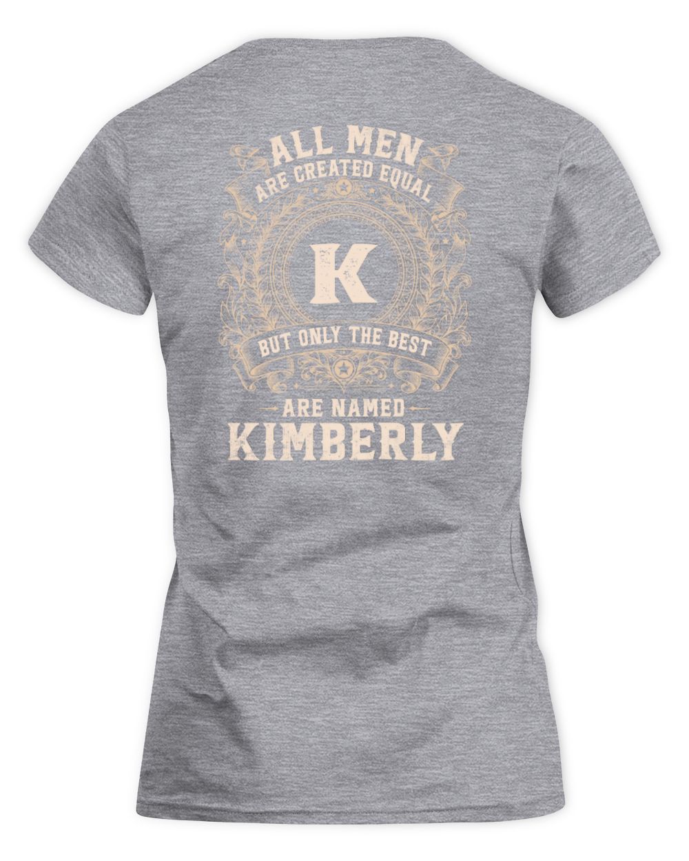 All Men Are Created Equal Cool Logo Shirt KIMBERLY M1-60 / Women's Standard T-Shirt / sport grey