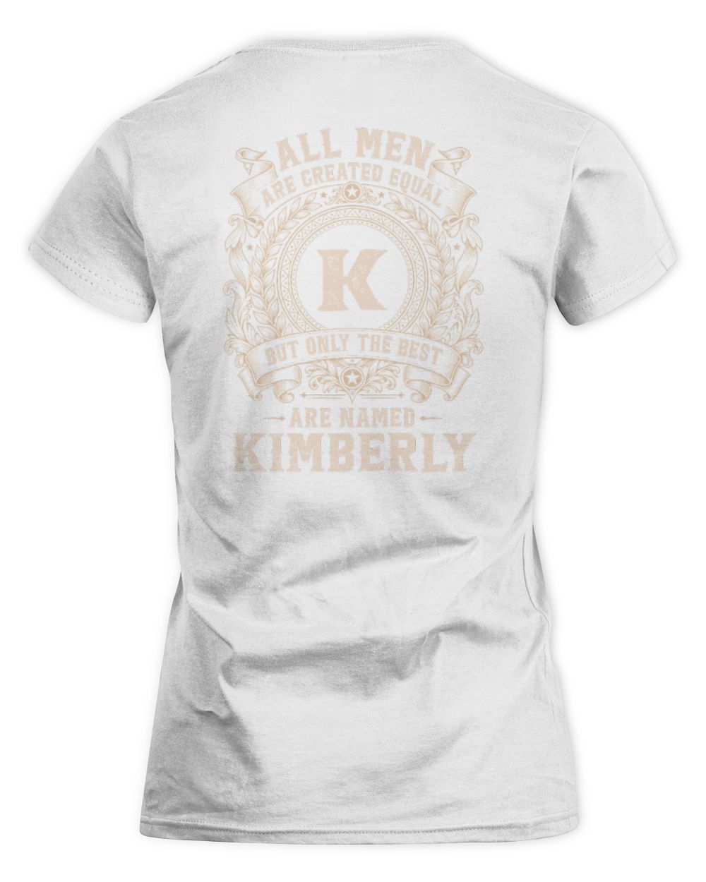 All Men Are Created Equal Cool Logo Shirt KIMBERLY M1-60 / Women's Standard T-Shirt / white