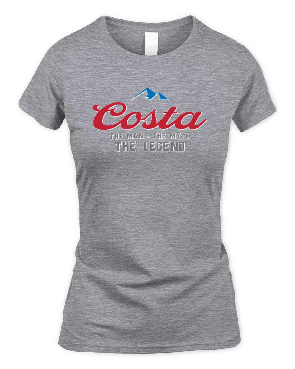 The Man The Myth The Legend Coors Light Beer T-Shirt COSTA M1-S84 / Women's Standard T-Shirt / sport grey