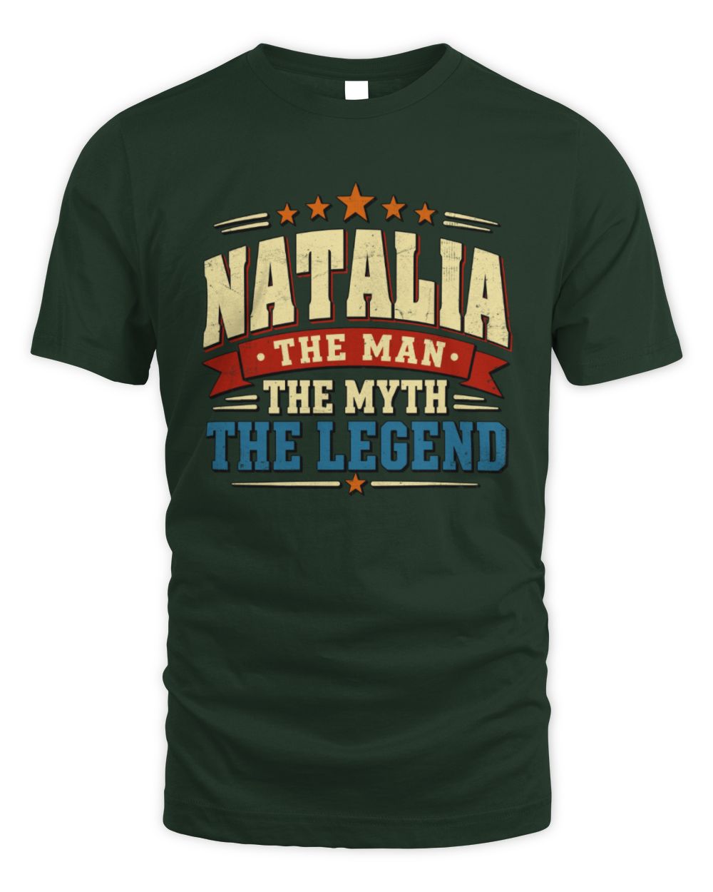 The Man The Myth The Legend Ribbon Vintage T-Shirt NATALIA M1-56 / Unisex Standard T-Shirt / forest green
